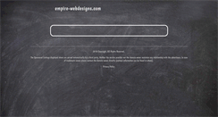 Desktop Screenshot of empire-webdesigns.com